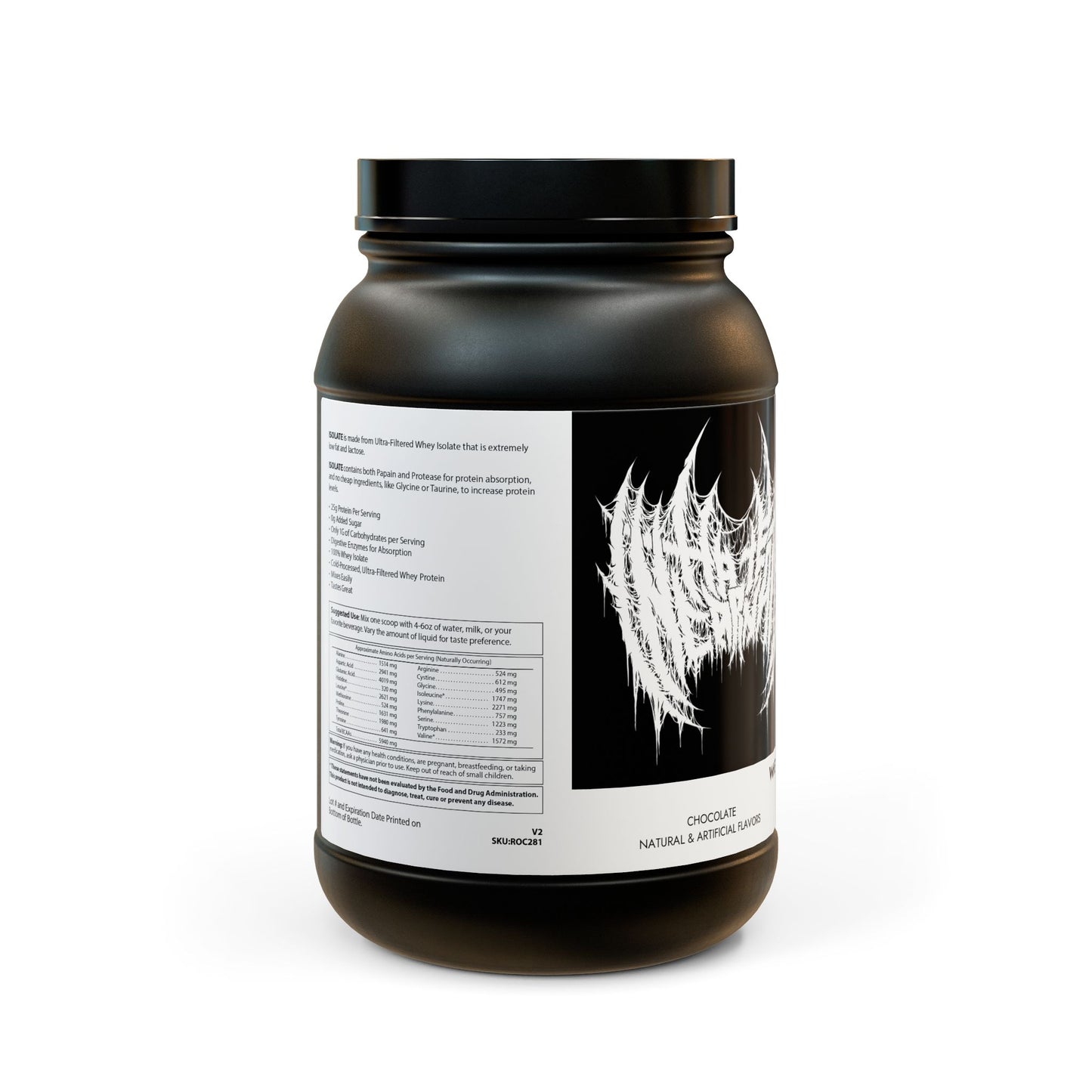 Hate Incarnate Pain Producer Protein Whey Isolate Protein Supplement (907g, 2lb)