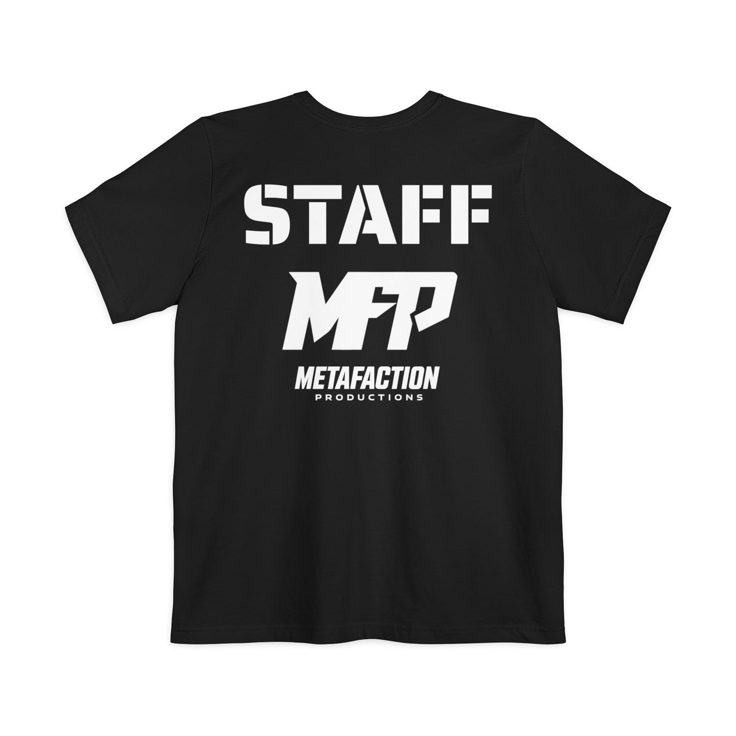 MetaFaction Productions Staff Unisex Staff Pocket T-Shirt